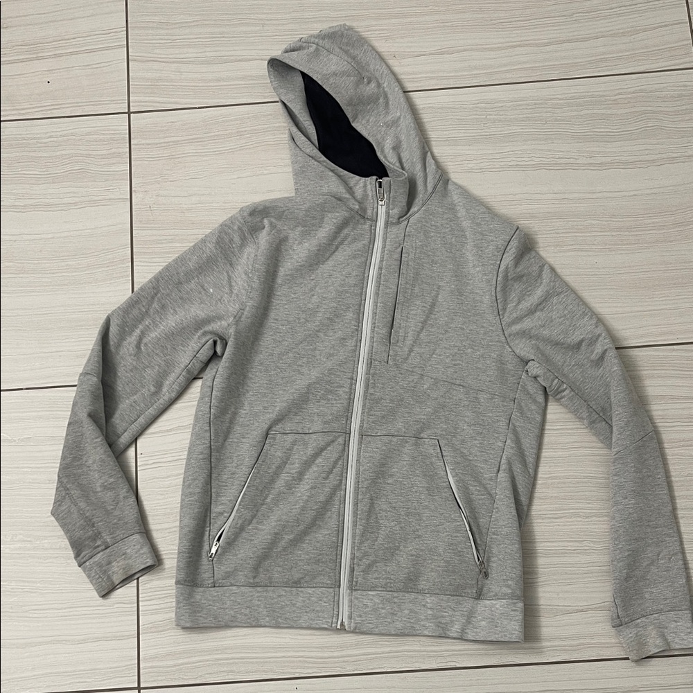 Lululemon Athletica Light Gray Zip-Up Jacket